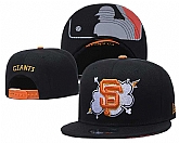 San Francisco Giants Team Logo Black Adjustable Hat GS,baseball caps,new era cap wholesale,wholesale hats